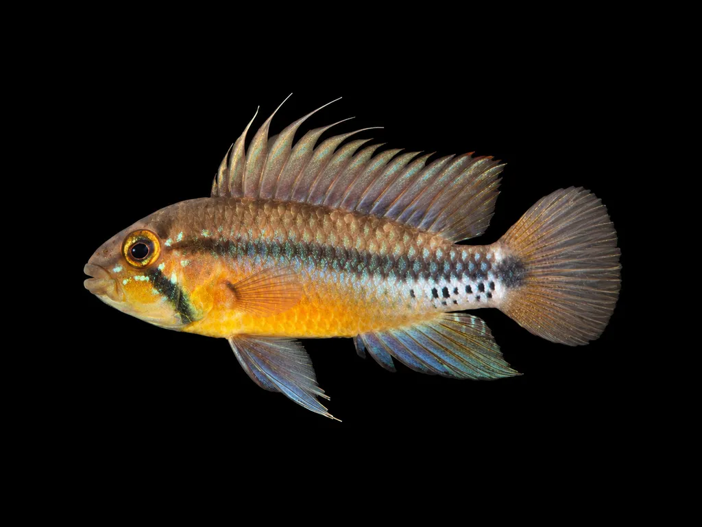 Sunset dwarf cichlid (Apistogramma atahualpa)