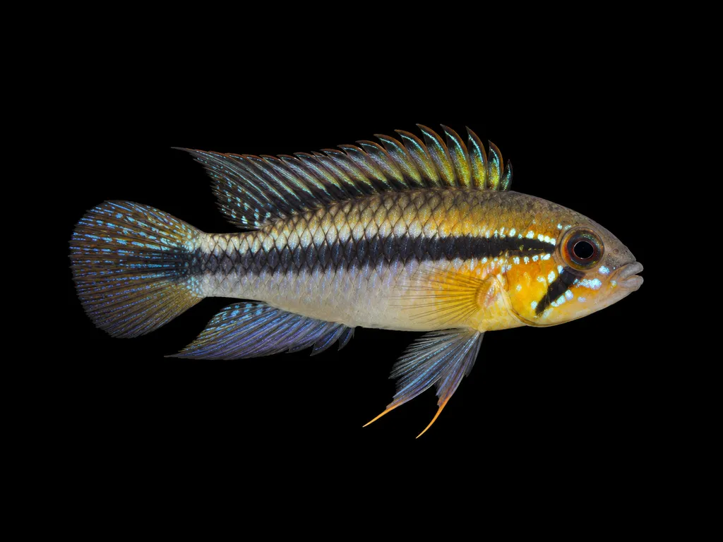 Bridge dwarf cichlid (Apistogramma gephyra)