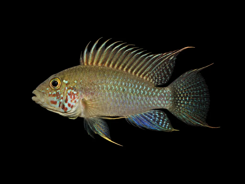 Bigmouth dwarf cichlid (Apistogramma megastoma)