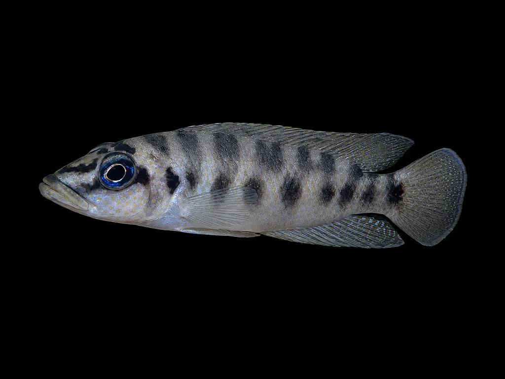 Barred lamprologus (Neolamprologus fasciatus)