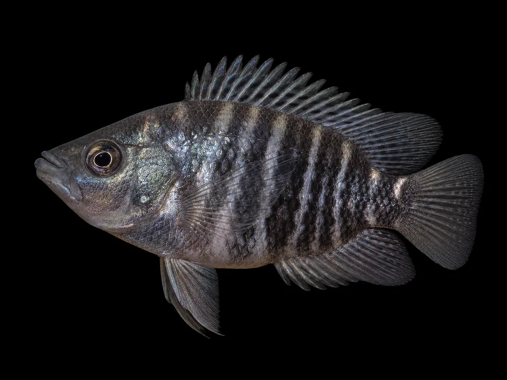 Basketmouth cichlid (Caquetaia kraussii)