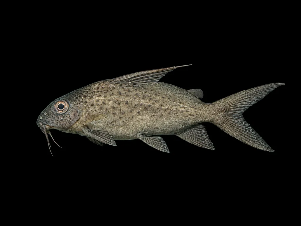 Bigeye upside-down squeaker (Synodontis resupinatus)