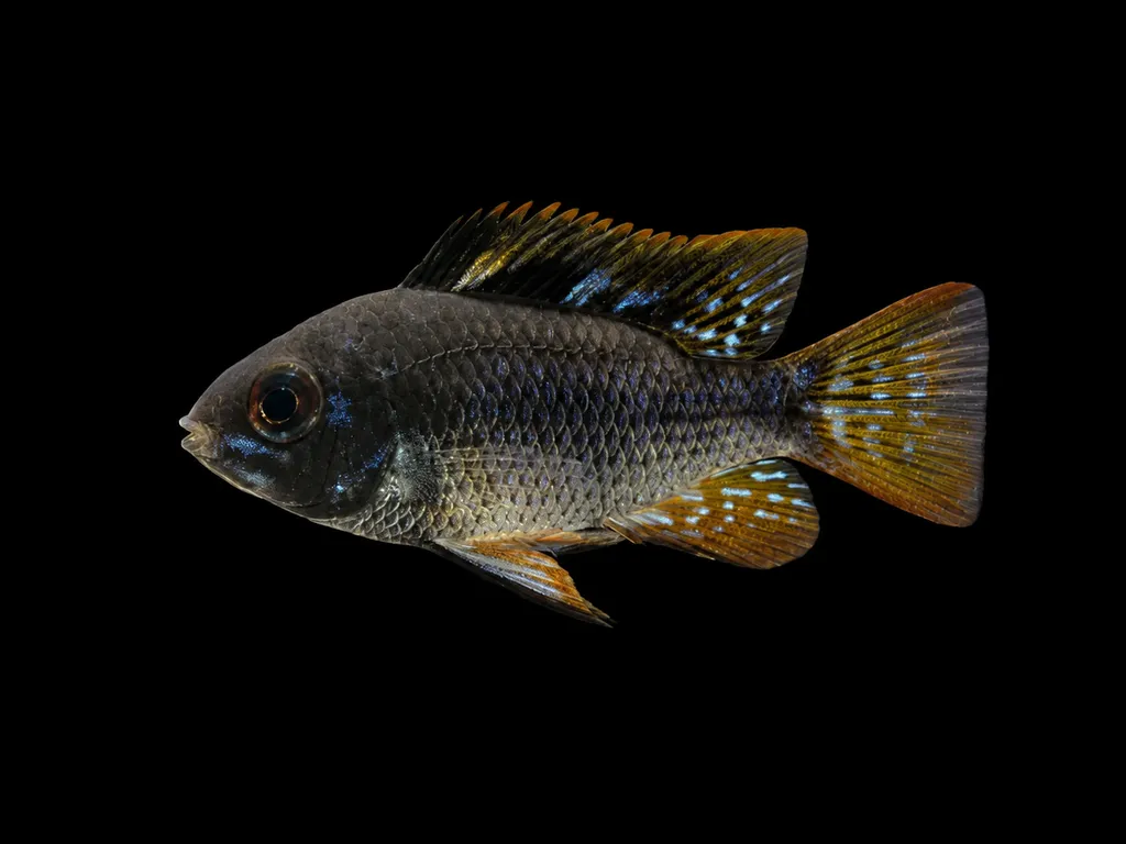 Black ram (Mikrogeophagus ramirezi)