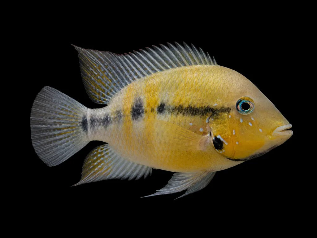 Blackgullet firemouth (Thorichthys pasionis)