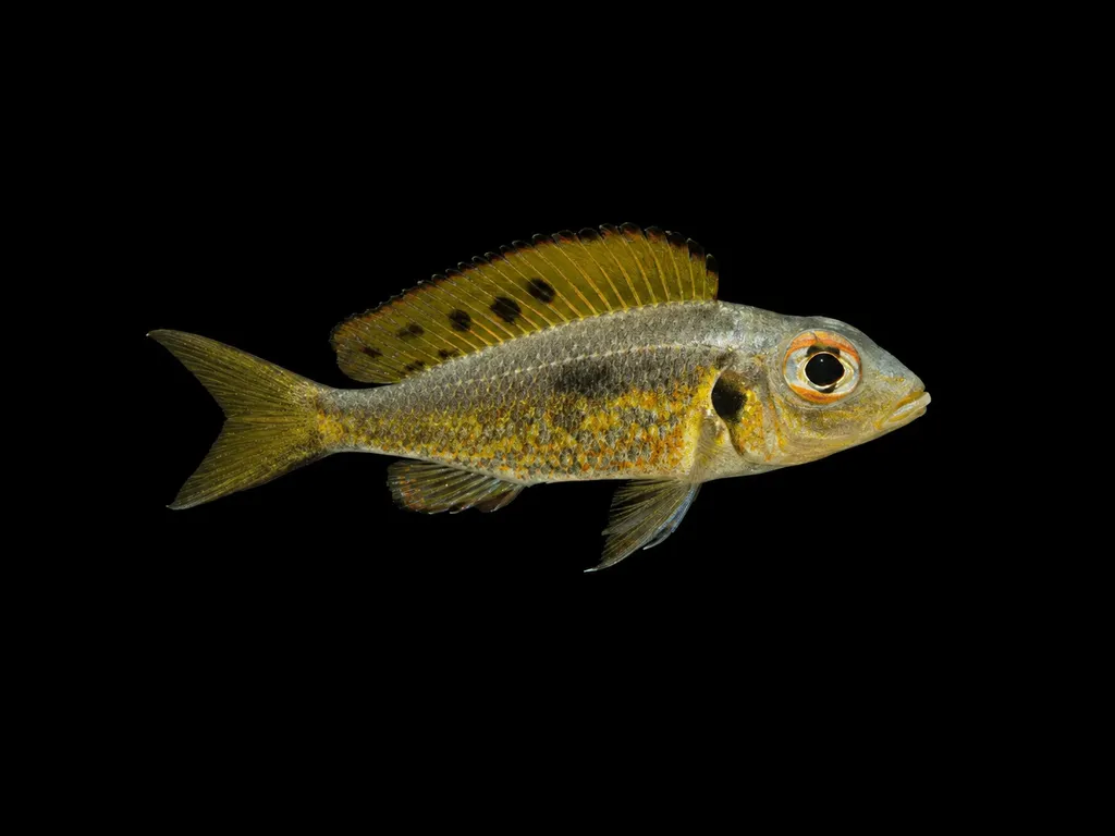 Blackspot callochromis (Callochromis melanostigma)