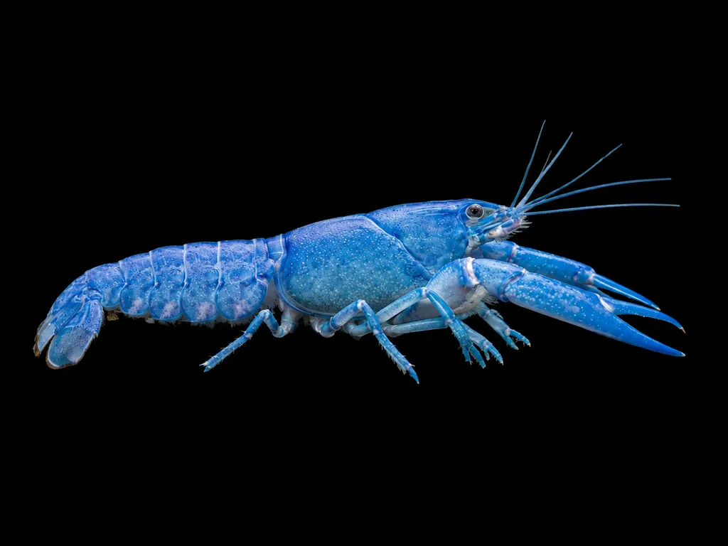 Blue pearl crayfish (Cherax albidus)