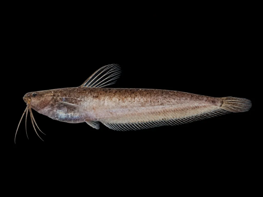 Borneo featherfin catfish (Silurichthys phaiosoma)