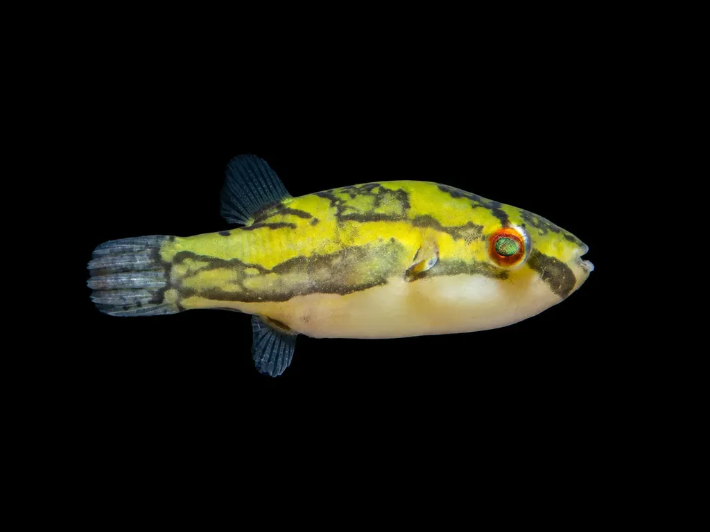 Borneo red-eye puffer (Carinotetraodon borneensis)