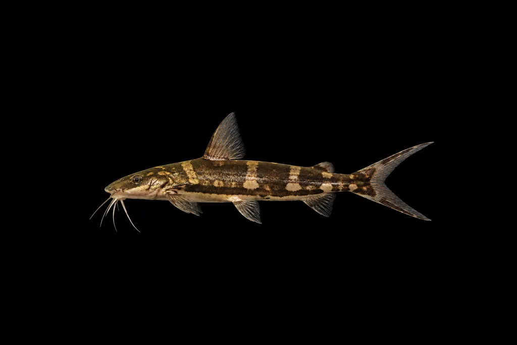 Borneo scissortail catfish (Pseudomystus stenogrammus)