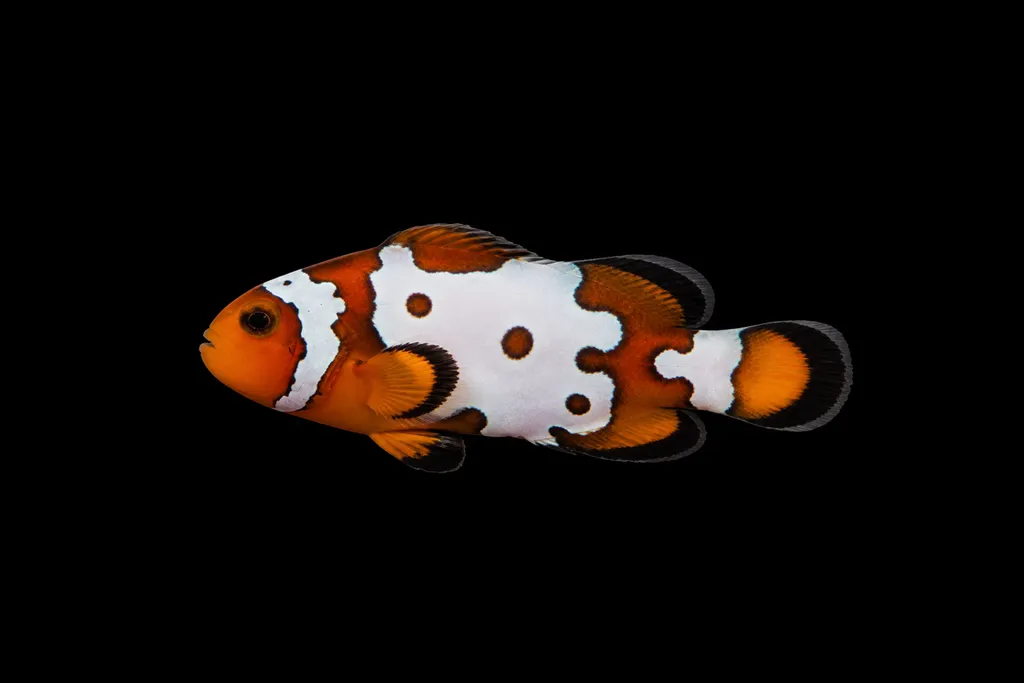 Bullet Hole clownfish (Amphiprion ocellaris)