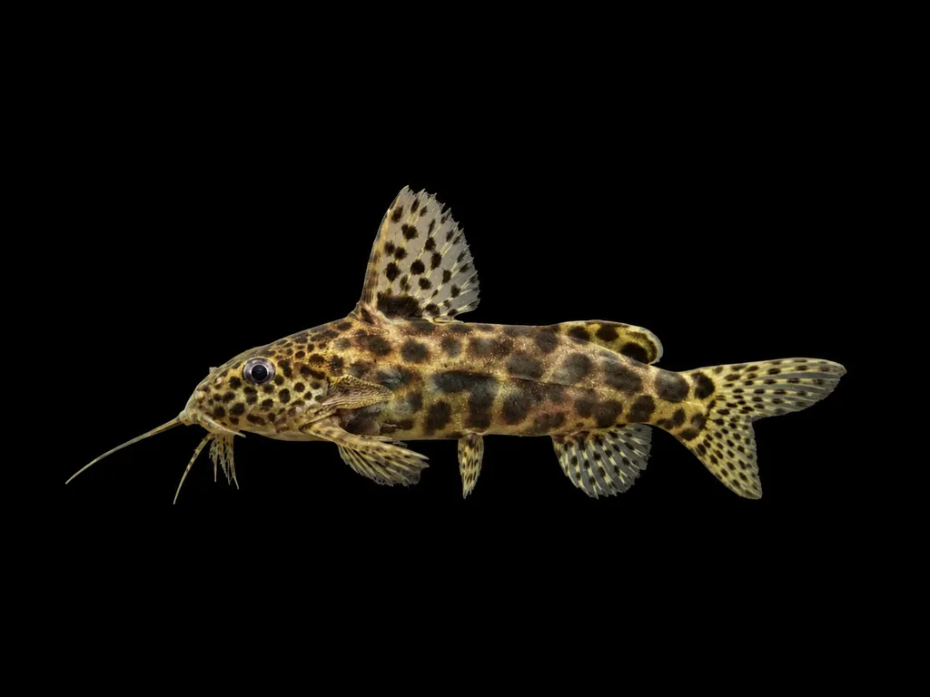 Cheetah squeaker (Synodontis waterloti)