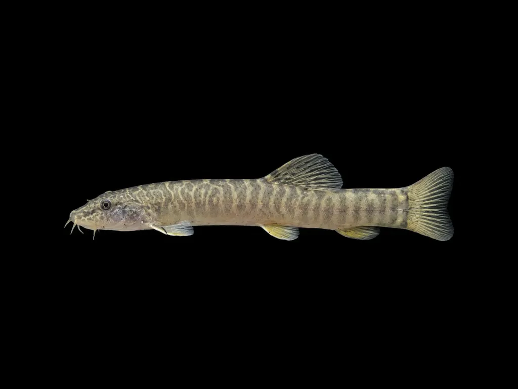 Chinese elongated zebra loach (Homatula potanini)