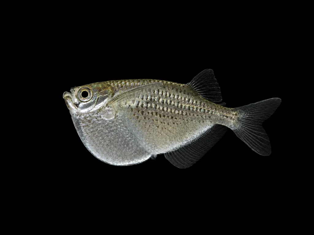 Silver hatchetfish (Gasteropelecus levis)