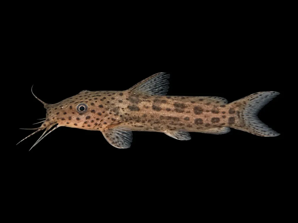 Dwarf giraffe cat (Notoglanidium macrostoma)