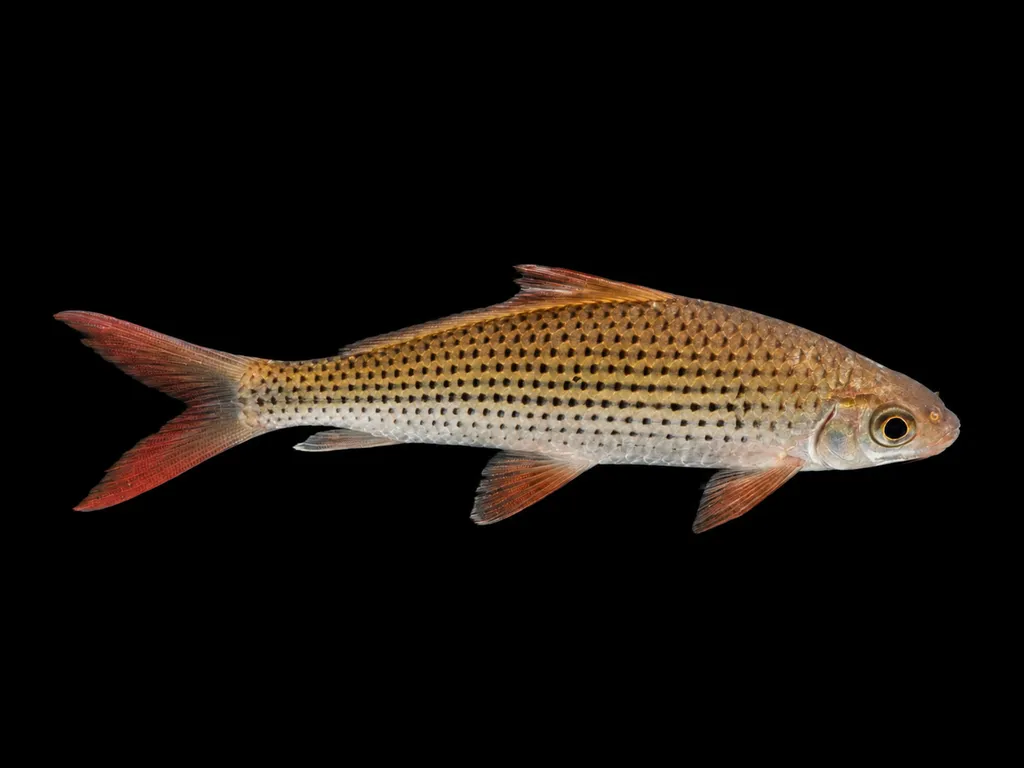 Festive sharkminnow barb (Labiobarbus festivus)