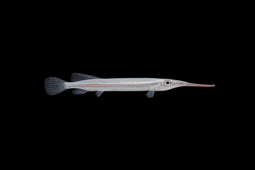 Fire halfbeak (Hemirhamphodon kapuasensis)