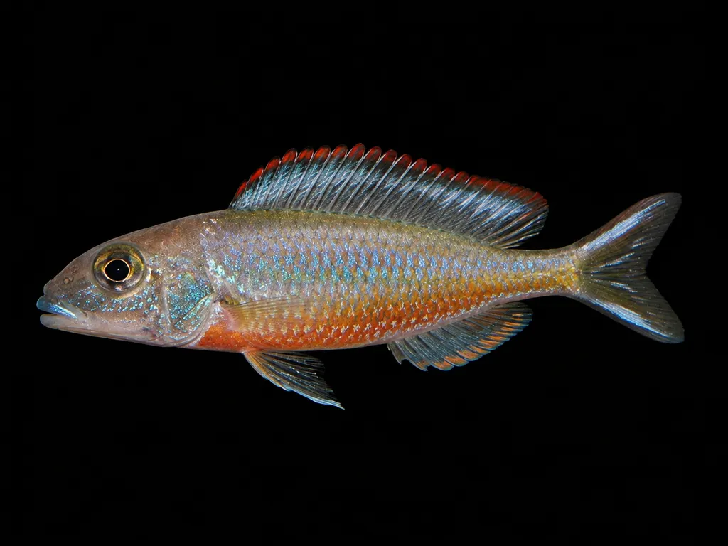 Flame callochromis (Callochromis pleurospilus)