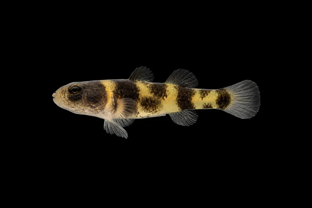 Freshwater bumblebee goby (Brachygobius aggregatus)