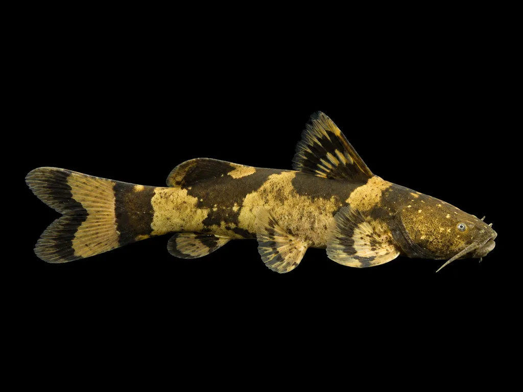 Giant bumblebee catfish (Pseudopimelodus bufonius)