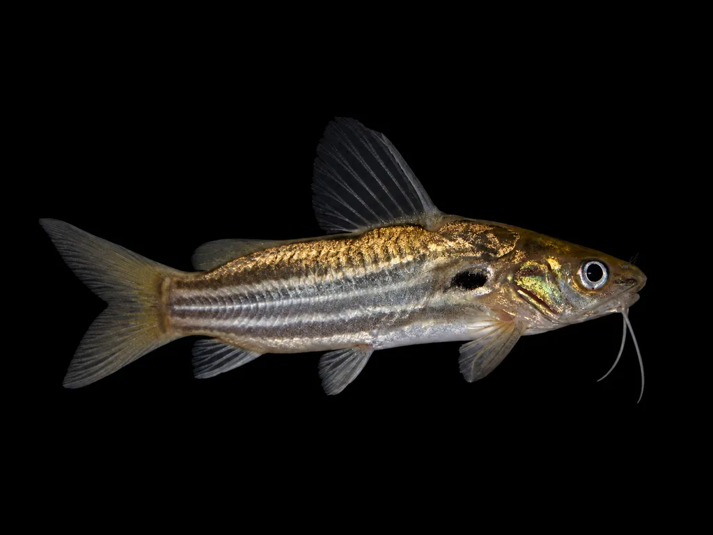 Golden soldier catfish (Mystus tengara)