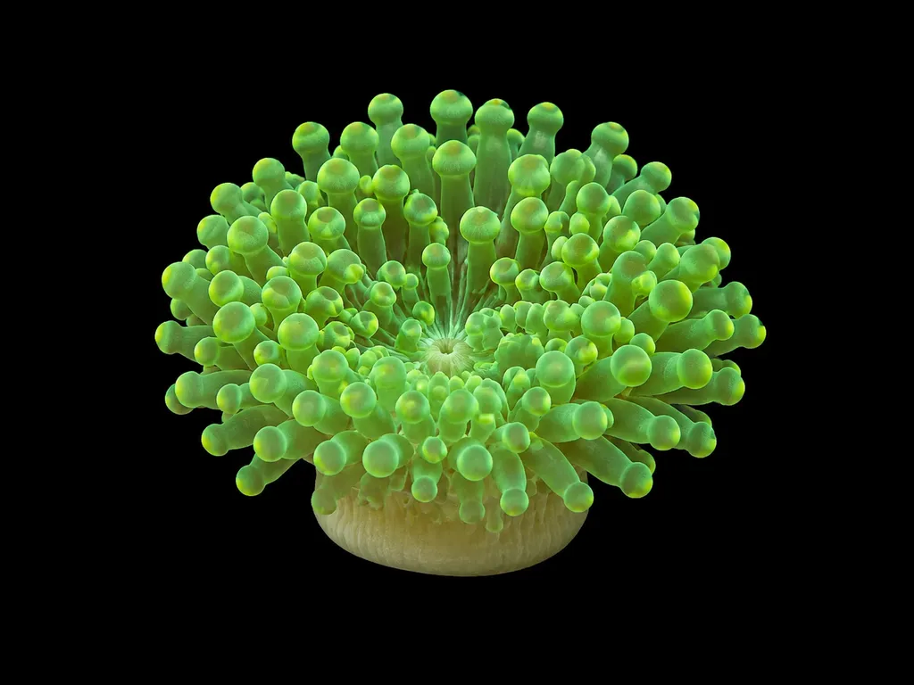 Green bubble tip anemone (Entacmaea quadricolor)