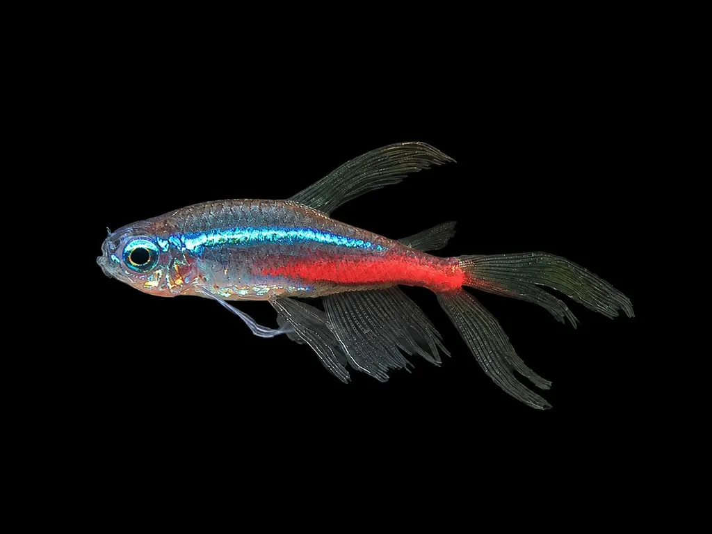 Longfin neon tetra (Paracheirodon innesi)