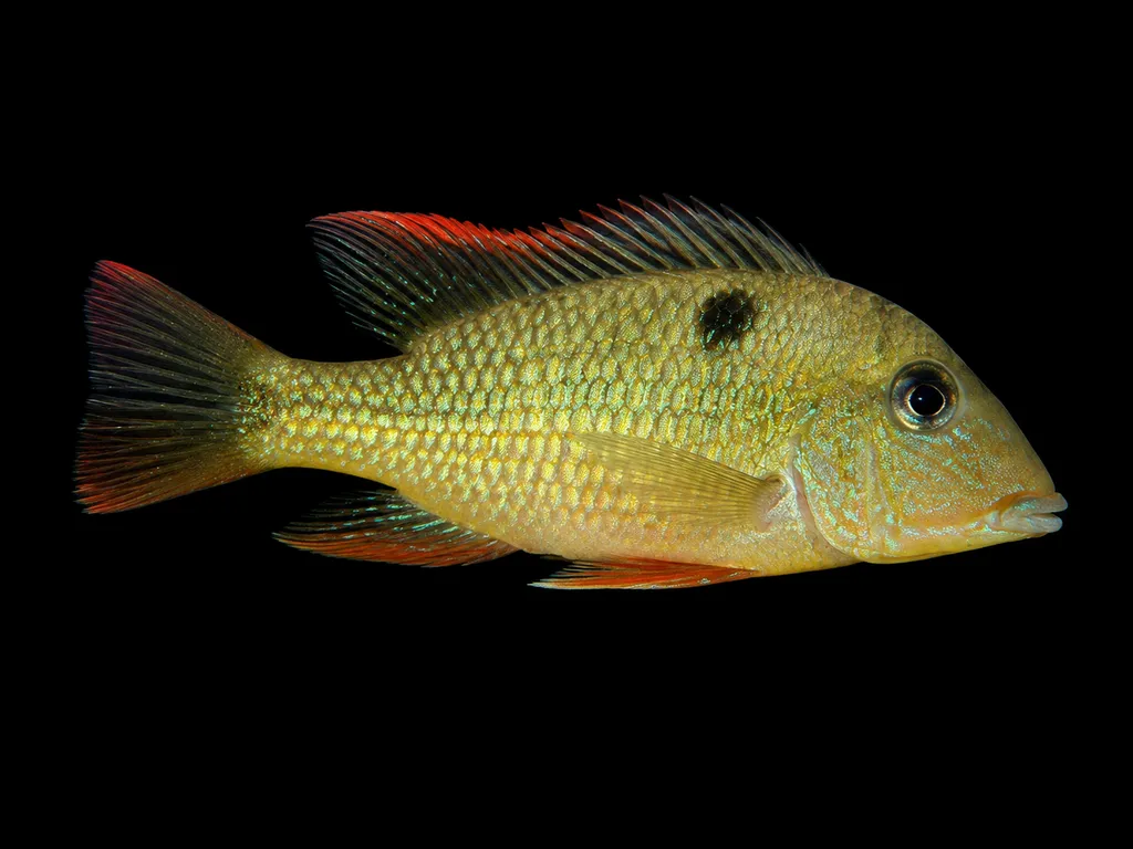 Panama eartheater (Geophagus crassilabris)
