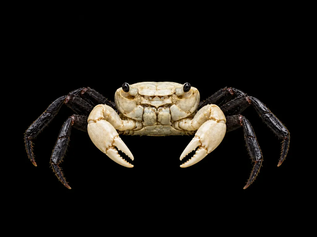 Panda crab (Lepidothelphusa cognettii)