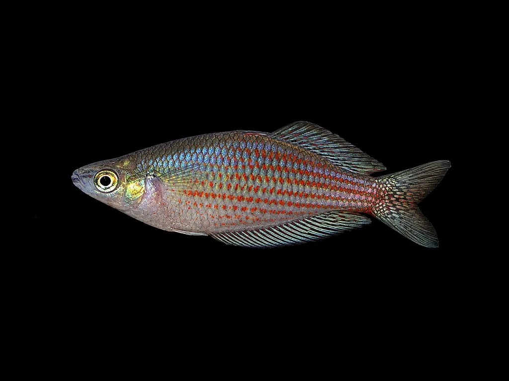 Red-striped rainbowfish (Melanotaenia rubrostriata)
