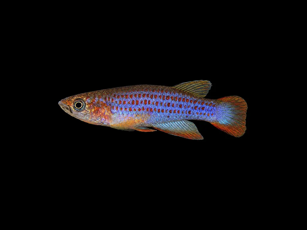 Redspotted panchax (Epiplatys lamottei)