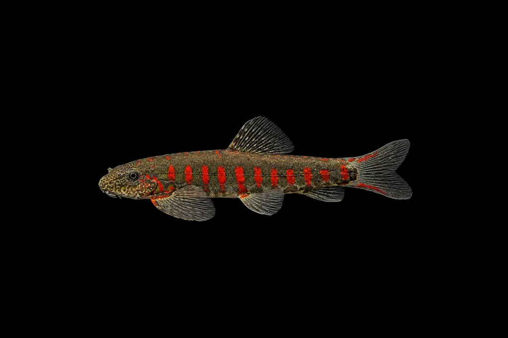 Ribbon hillstream loach (Erromyzon kalotaenia)
