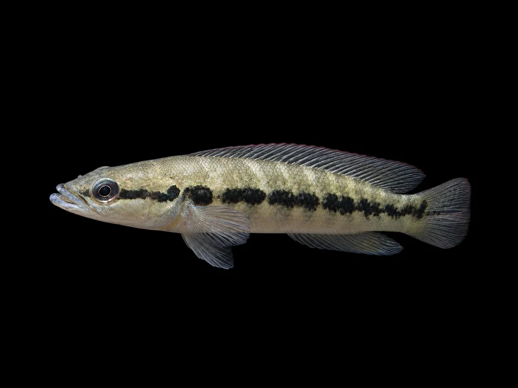 Roundmouth pike cichlid (Crenicichla cyclostoma)