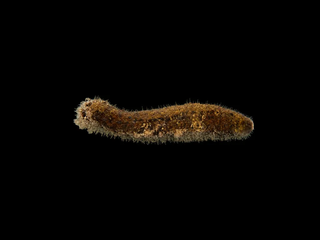 Sand-sifting sea cucumber (Holothuria floridana)