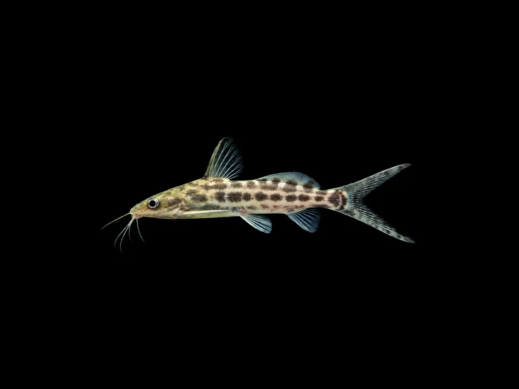 Scissortail squeaker (Synodontis soloni)