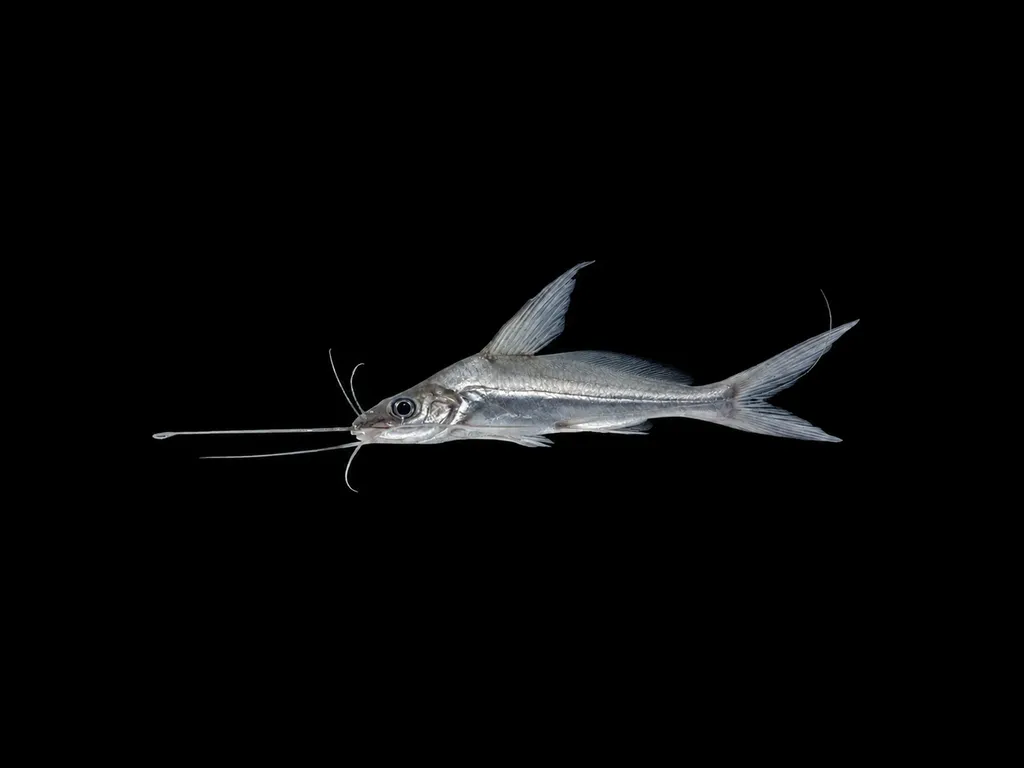 Silver lancer catfish (Mystus bocourti)