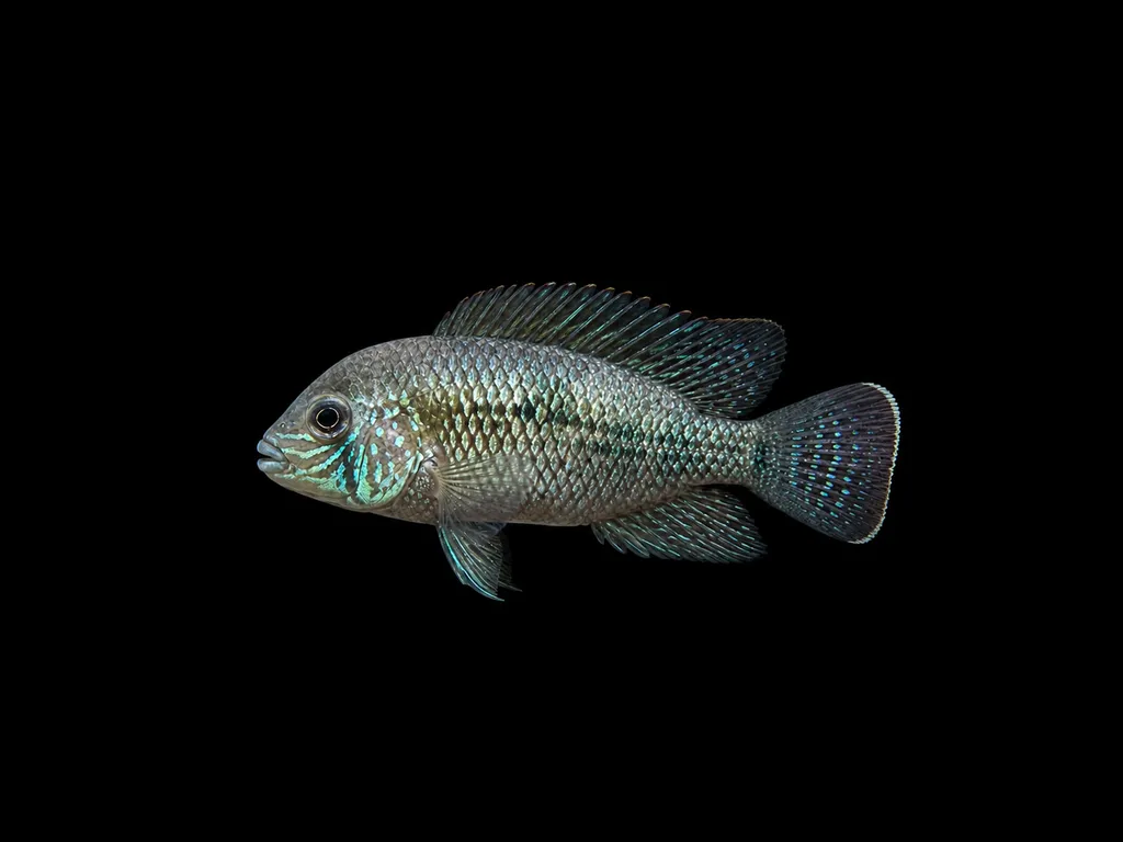 Silver saum (Andinoacara stalsbergi)