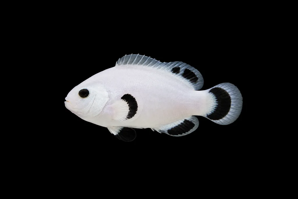Snow Storm clownfish (Amphiprion ocellaris)
