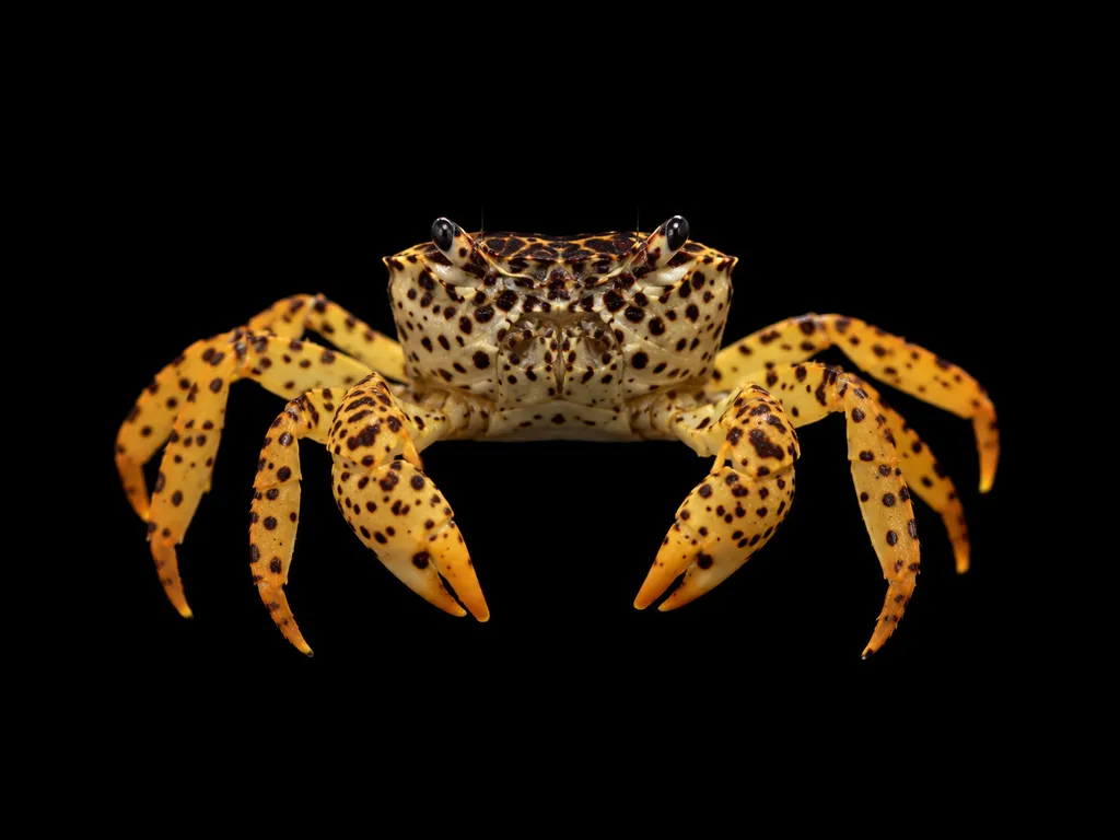 Sulawesi fine spotted crab (Parathelphusa pallida)