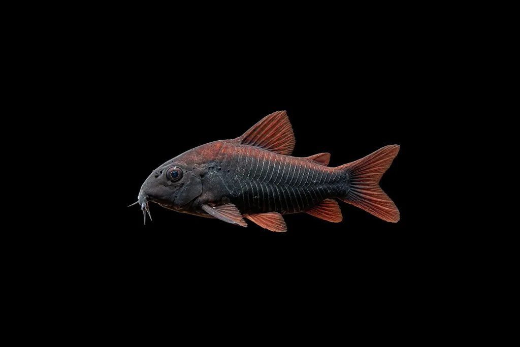Venezuela black cory (Osteogaster aenea)