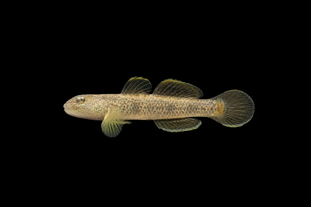 Yellow fin rhinogobius (Rhinogobius leavelli)