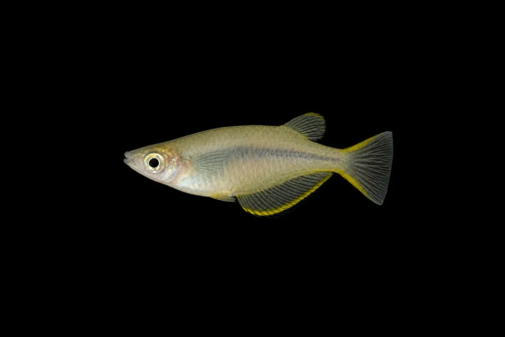 Yellow-fin ricefish (Oryzias profundicola)