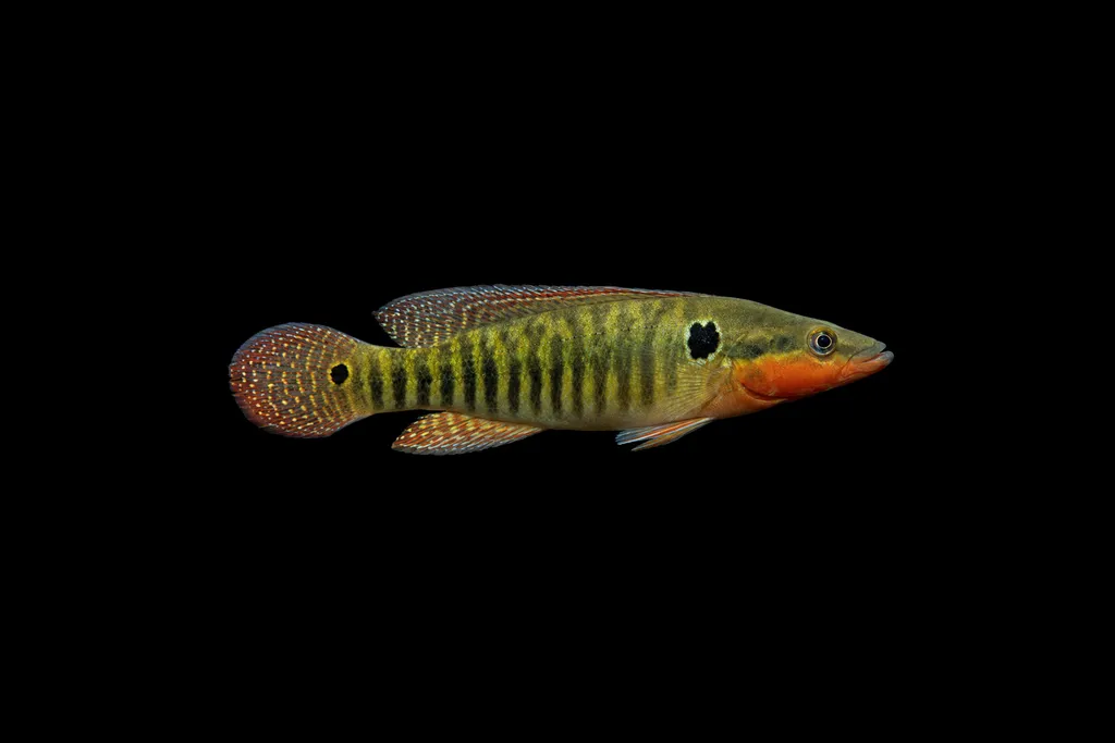 Zebra pike cichlid (Crenicichla zebrina)