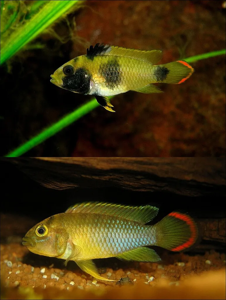 Panda dwarf cichlid (Apistogramma nijsseni)