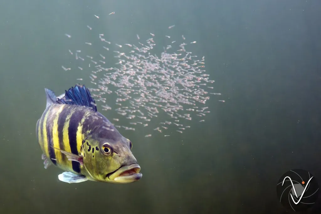 Blue peacock bass (Cichla piquiti)