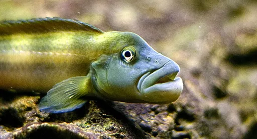 Slender buffalohead cichlid (Steatocranus tinanti)