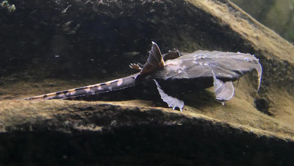 Whiptail banjo catfish (Platystacus cotylephorus)