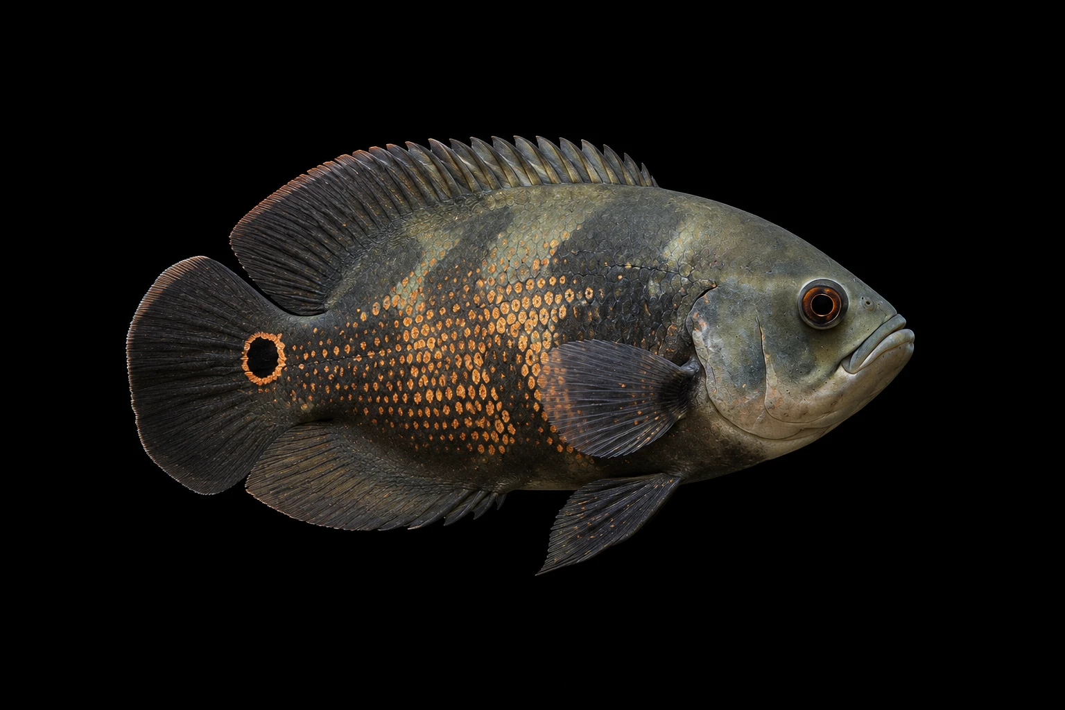 Mikolji's oscar (Astronotus mikoljii)